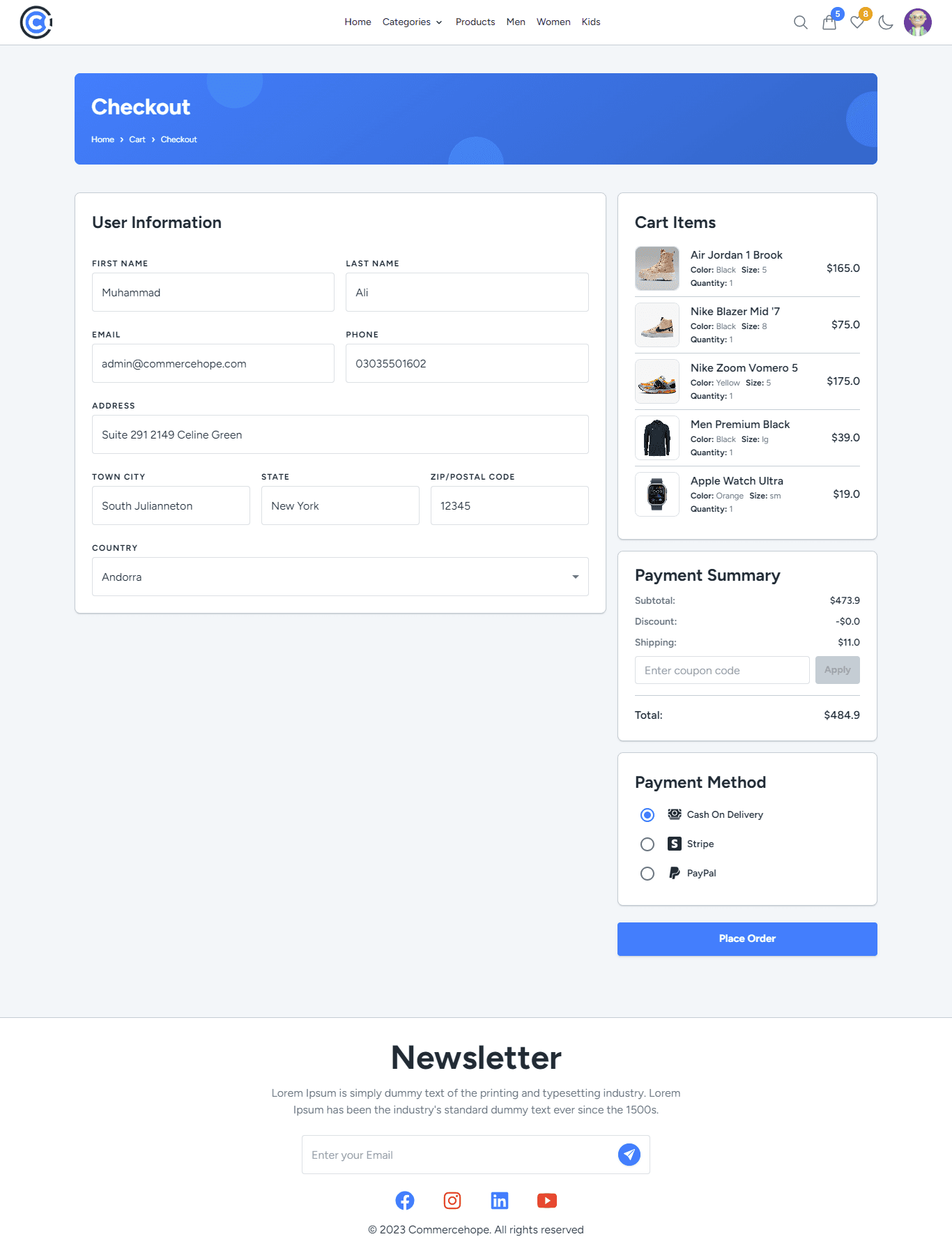 Checkout